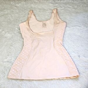SPANX Assets Red Hot Label Chemise Shapewear tank top nude beige large